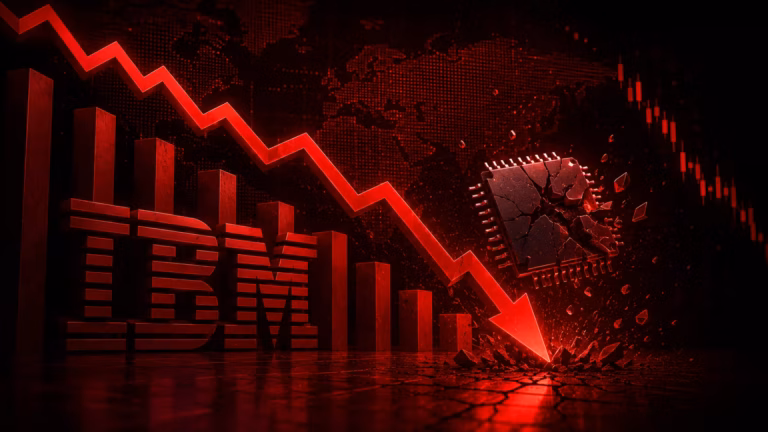 Krvavý júl 2026 na akciových trhoch – IBM klesla o 25 %, čipové akcie zažili najhorší prepad v histórii a geopolitika priliala olej do ohňa