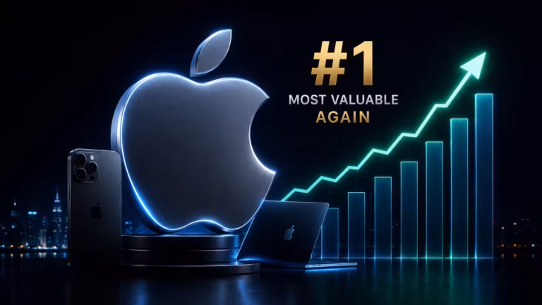 Apple späť na vrchole. Vystúpil na miesto Nvidie a je opäť najhodnotnejšia firma sveta