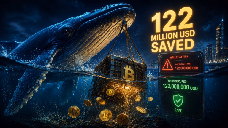 Veľryba zachránila 122 mil. USD v poslednej chvíli. Bitcoin unikol likvidačnej lavíne
