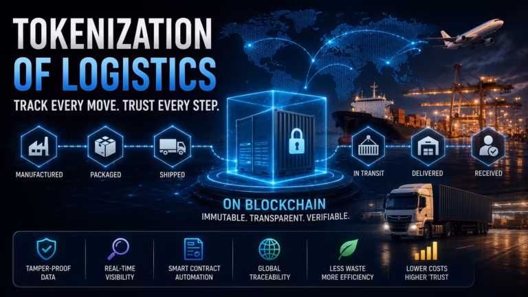 Tokenizácia logistiky. Ako sledovať tovar po celom svete na blockchaine.