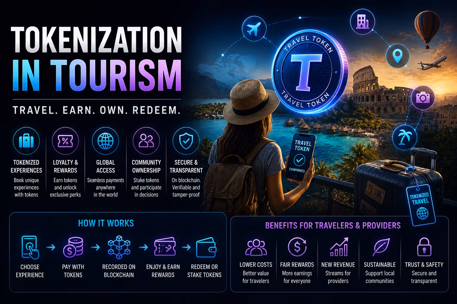 Tokenizácia v cestovnom ruchu – vernostné tokeny a tokenizované zážitky.