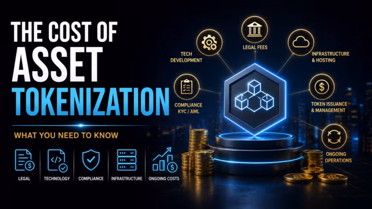 Náklady na tokenizáciu aktív: výstavba a prevádzka decentralizovaného tokenizačného systému