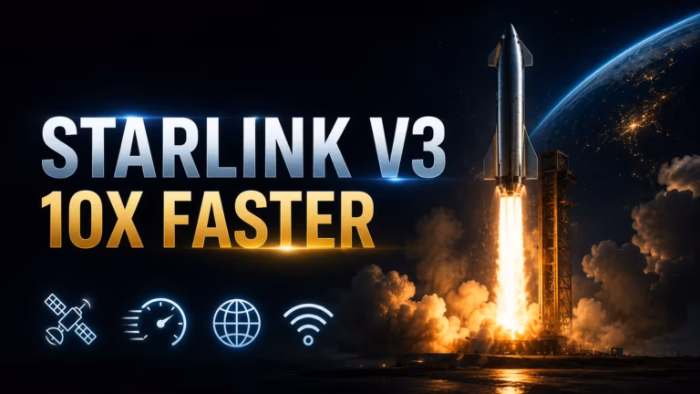 Starship po prvýkrát vyniesol satelity Starlink V3. Nová generácia ponúkne 10× rýchlejší internet