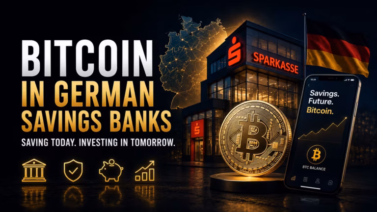Bitcoin v nemeckých sporiteľniach: milióny klientov si kúpia krypto priamo v bankovej aplikácii