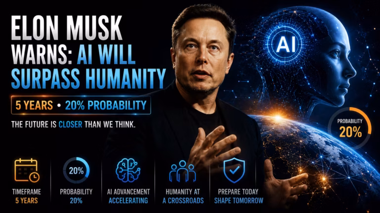 Elon Musk varuje pred AI: do piatich rokov môže prekonáť ľudstvo, riziko vyhynutia 10–20 %