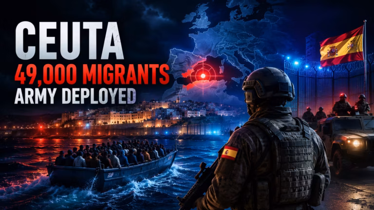 Migrácia v Ceute: 49 000 migrantov za deň, nasadená armáda