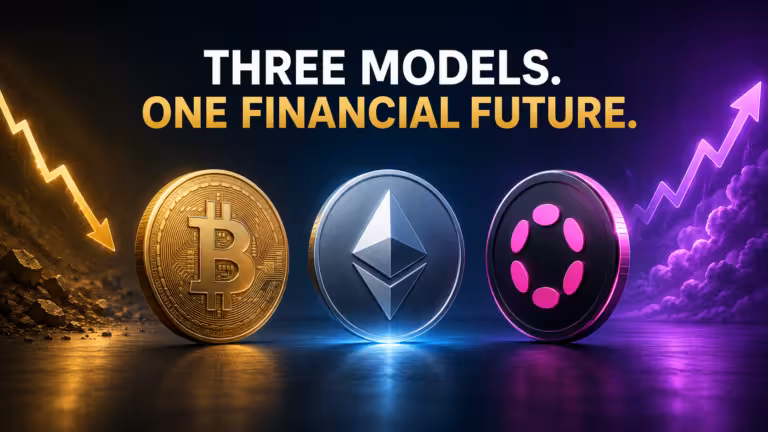 Srovnání inflačních modelů: Ethereum vs. Bitcoin vs. Polkadot