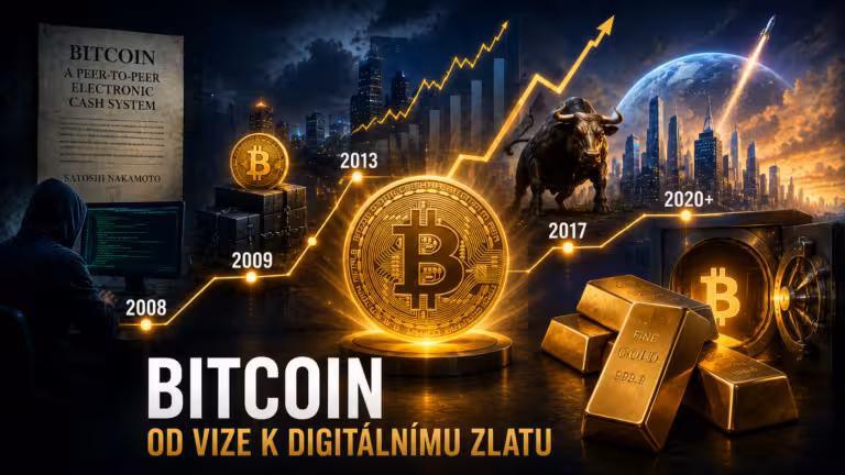 Historie Bitcoinu: Od vize k digitálnímu zlatu – příběh první kryptoměny, která změnila svět financí