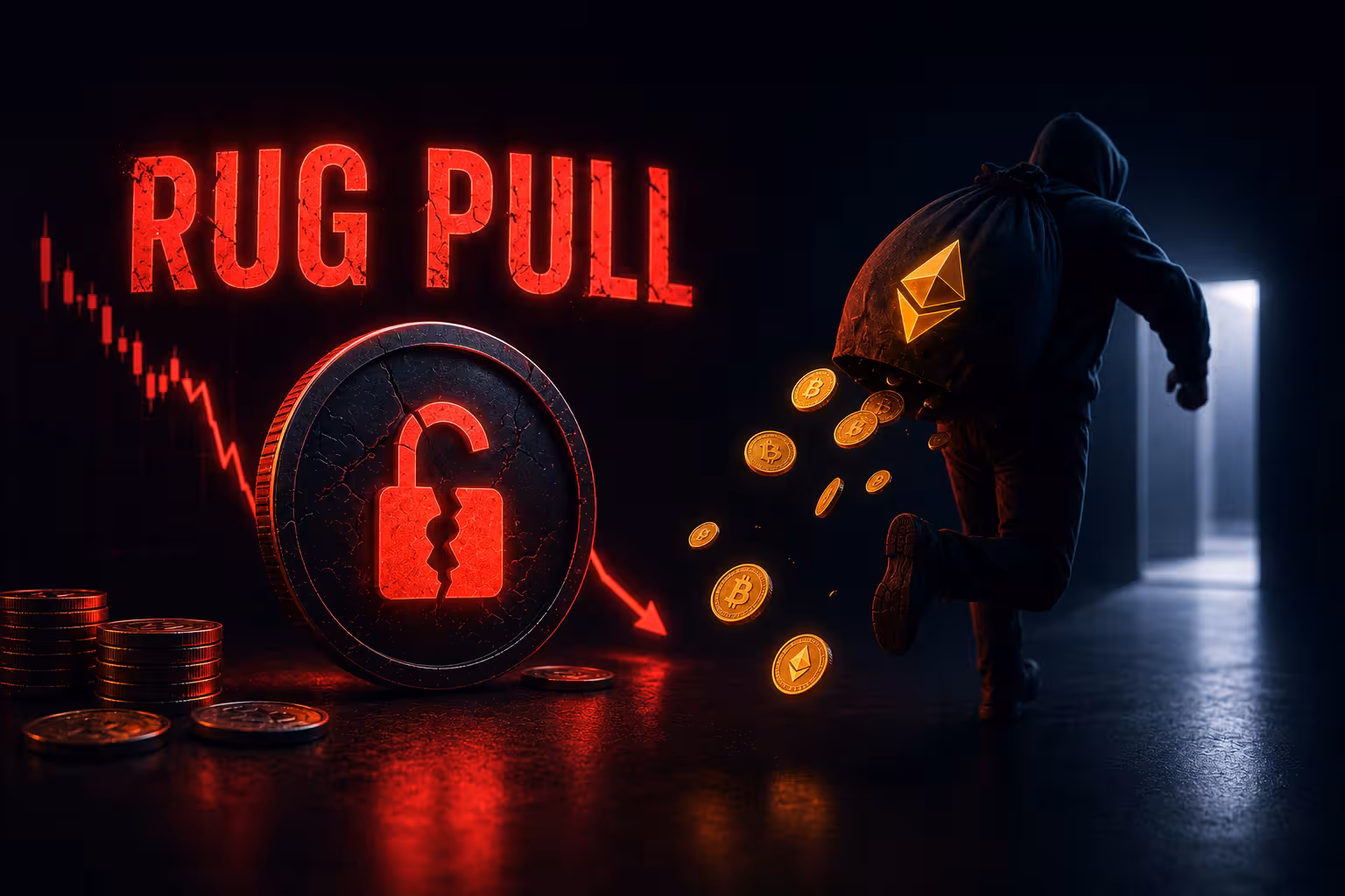 Rug pull: Když vývojáři utečou s vašimi penězi – jak poznat podvodný projekt a chránit své investice