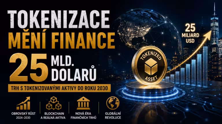 Tokenizace mění svět financí. 25 miliard dolarů v reálných aktivech a teprve začínáme