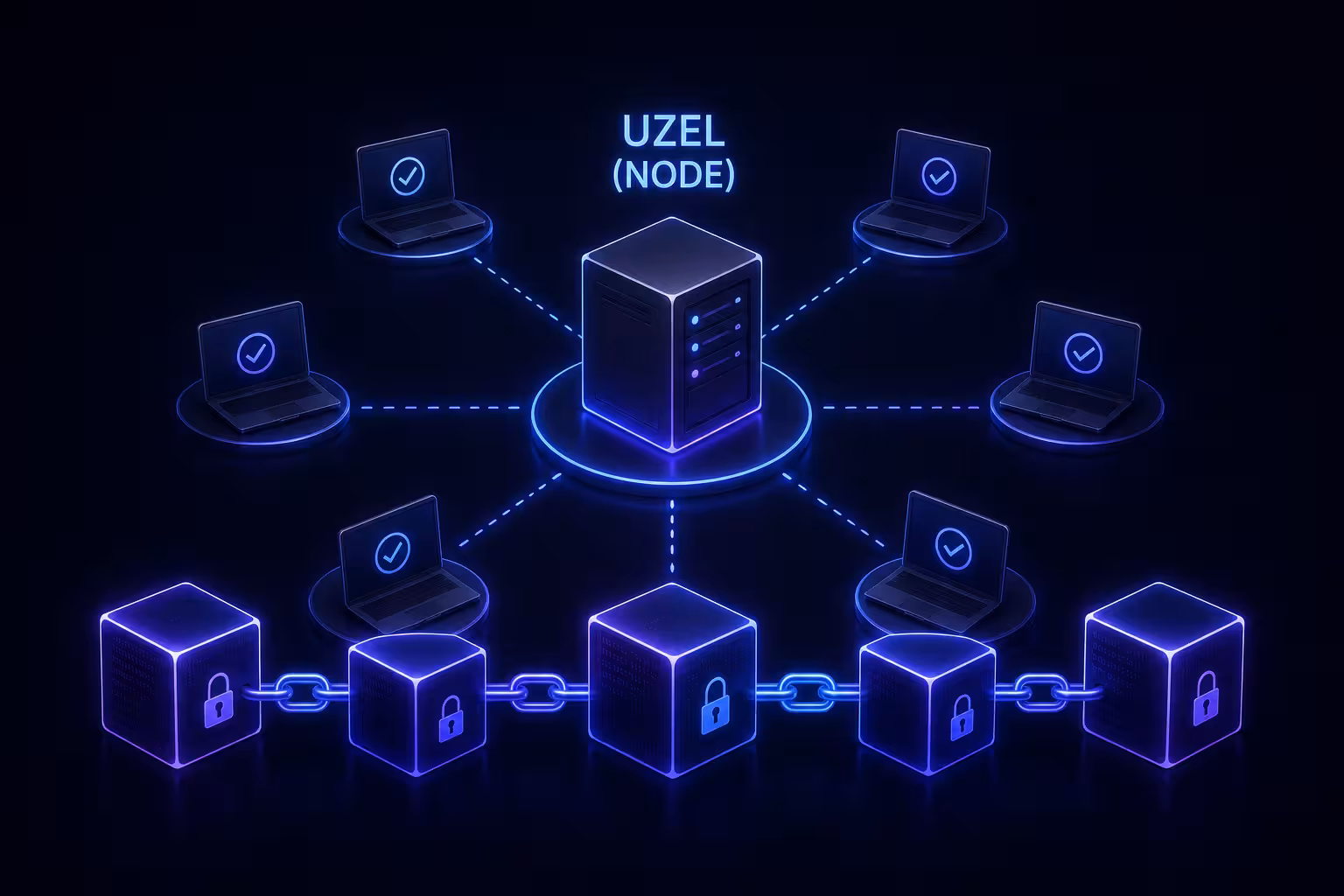Uzel (Node): Hlídací pes blockchainové sítě