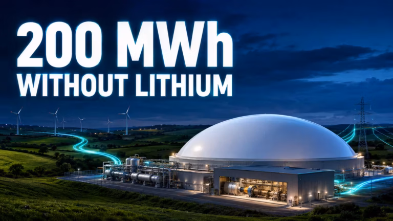 200 MWh bez lítia. V Írsku vzniká obrovská batéria, ktorá ukladá energiu do oxidu uhličitého