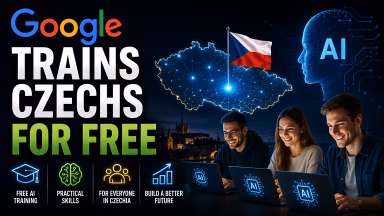 Google spúšťa bezplatné kurzy AI pre všetkých Čechov. Nemusíte byť programátori