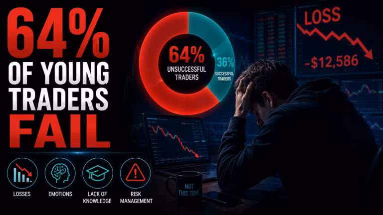 64 % mladých v dennom obchodovaní považuje svoje výsledky za neúspech. Straty, zlé investície, nadmerné riskovanie a neskoré zatváranie pozícií sú hlavné príčiny