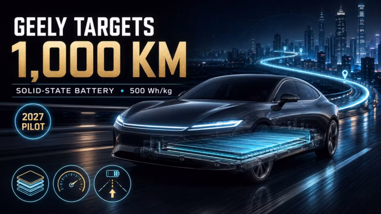 Zabijak dieslu sa blíži. Revolučné pevné batérie od Geely sľubujú dojazd 1 000 km