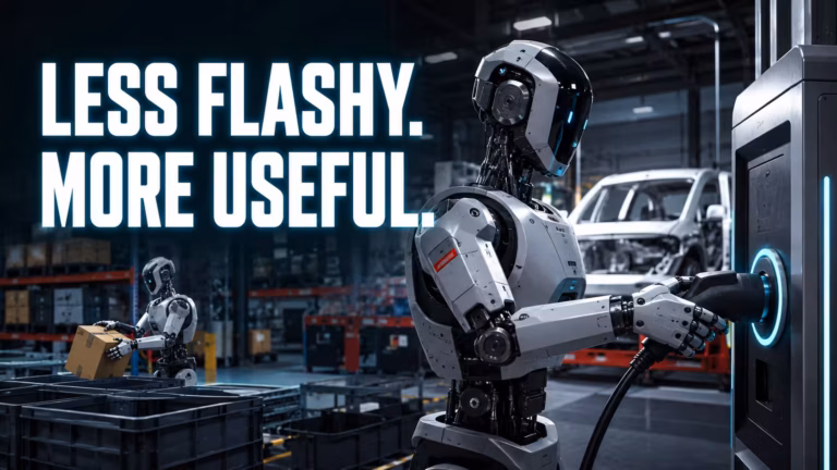 Menej okázalí, ale zato efektívnejší: Čínske továrne už nepotrebujú robotov, ktorí vyzerajú ako ľudia