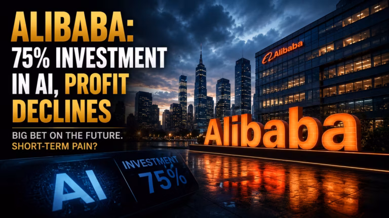 Alibaba: investície do AI zvýšili výdavky o 75 %, zisk klesol o 75 %. Prečo to môže zachrániť jej budúcnosť – a čo sa z toho môžeme naučiť
