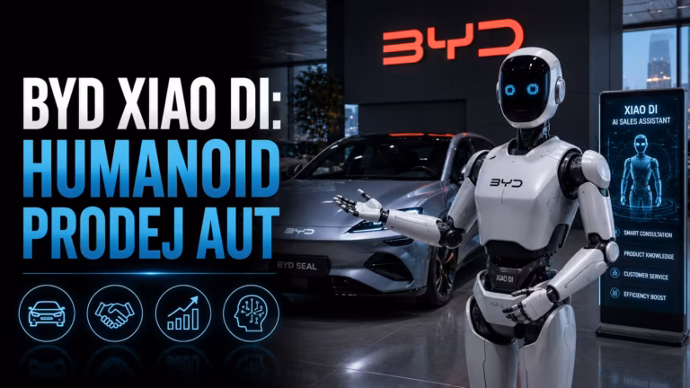 BYD vstupuje do éry robotov. Predstaví humanoidného robota Xiao Di, ktorý bude predávať autá