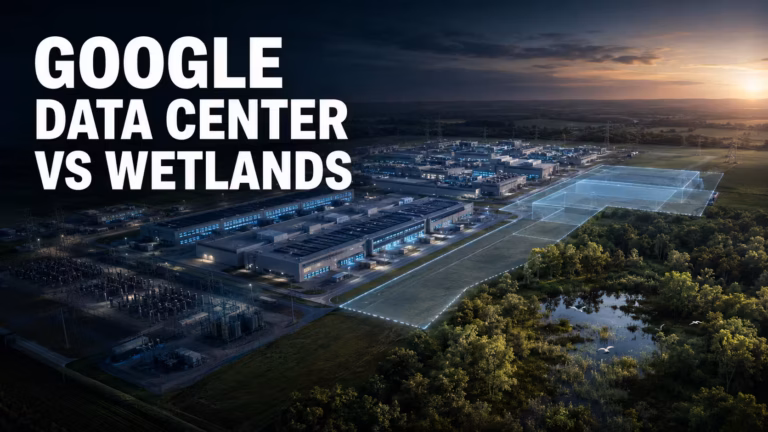 Google stavia dátové centrum za 2 miliardy dolárov. Problém? Chce ho postaviť na chránených mokradiach v Indiane