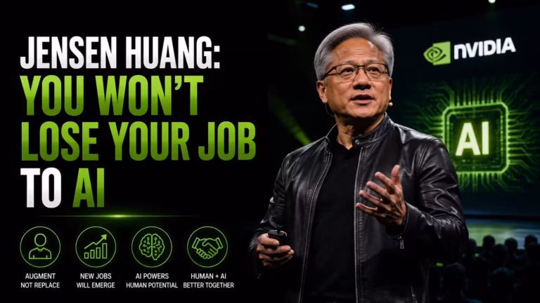 Jensen Huang: Nestratíte prácu kvôli AI, ale kvôli niekomu, kto ju vie používať