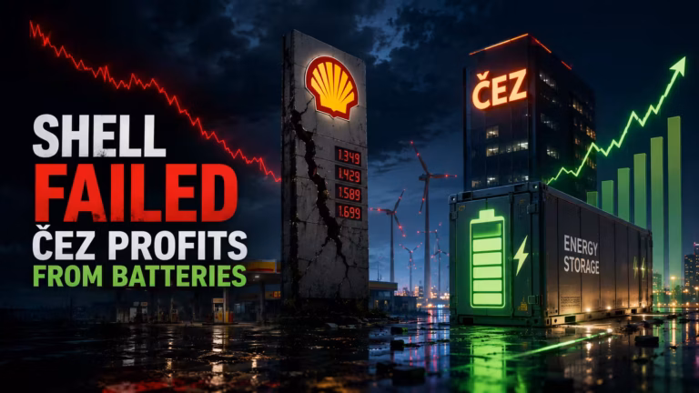 Shell prehral na nemeckom trhu s batériovými úložiskami. ČEZ na tom zarába
