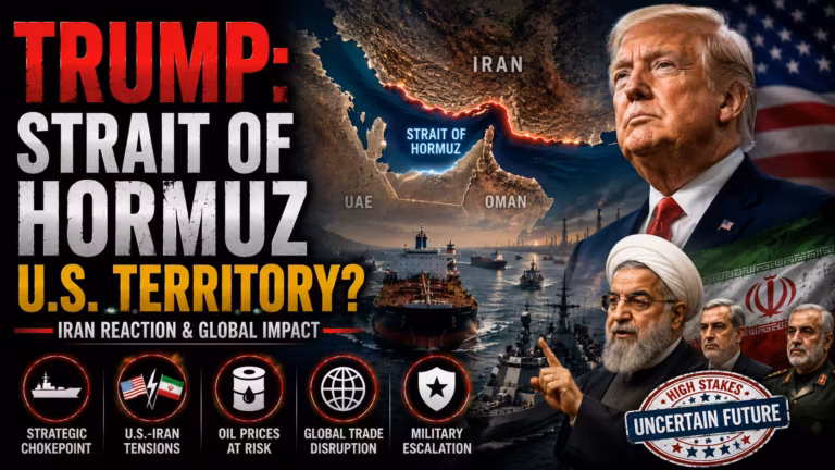 Trump označil Hormuzský prieliv za nové územie USA. Irán v odpovedi vyhlásil Kaliforniu za svoje územie