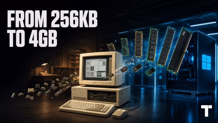 Vývoj operačnej pamäte vo Windows: Od 256 KB po 4 GB a kam to smeruje
