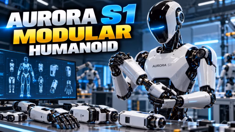 Aurora S1: Modulárny humanoid, ktorý sa dá rozobrať a znova poskladať ako stavebnica