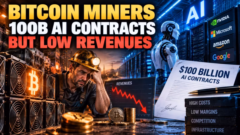 Bitcoinoví ťažiari nasľubovali AI kontrakty za 100 miliárd dolárov. Reálne príjmy? Zatiaľ len zlomok