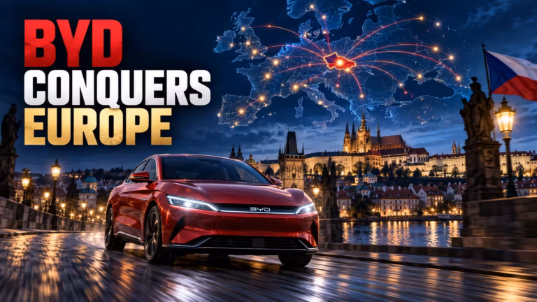 Elektromobily BYD dobývajú Európu. Čínsky gigant už nie je len na papieri, ale aj na billboardoch v Prahe