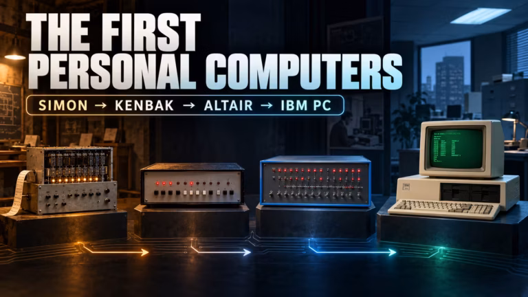 Prvý osobný počítač? Simon to odštartoval v roku 1950. O titul sa však dodnes sporia Kenbak-1, Altair a IBM 5150