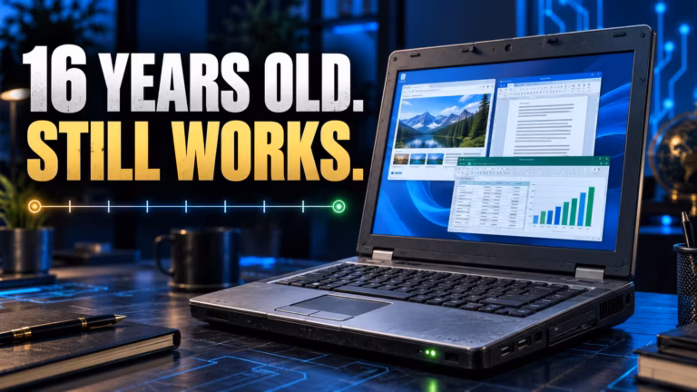 16 rokov starý HP ProBook? Stále funguje, stále stačí. Prečo starý notebook nemusí byť na nič