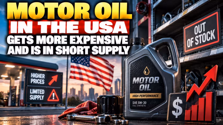 Motorový olej v USA prudko zdražuje a mizne z regálov. Costco zavádza limity, cena syntetiky sa takmer zdvojnásobila. Za všetkým stojí uzavretie Hormuzského prielivu a zničená továreň v Katare