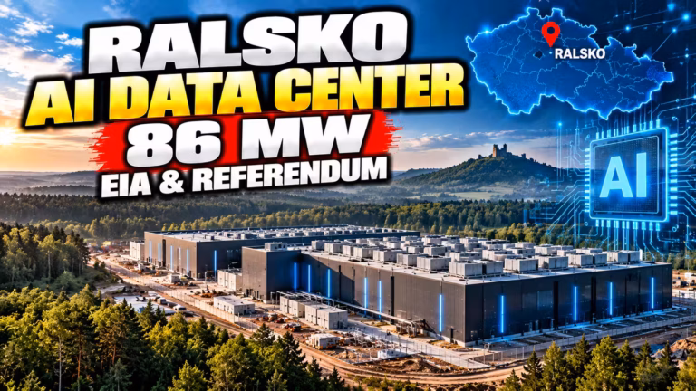 V Ralsku plánujú obrovské AI dátové centrum. Spotrebou sa vyrovná krajskému mestu