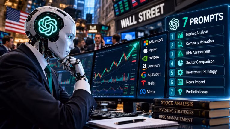 ChatGPT zvládne analýzu akcií ako analytik z Wall Streetu. Stačí mu zadať týchto 7 promptov
