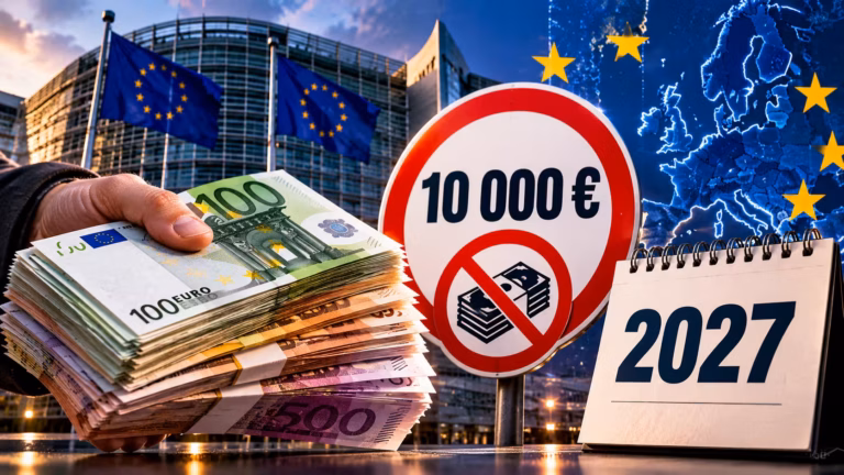Veľké platby v hotovosti budú od júla 2027 obmedzené. Nový limit EÚ zníži český strop na približne 250-tisíc korún