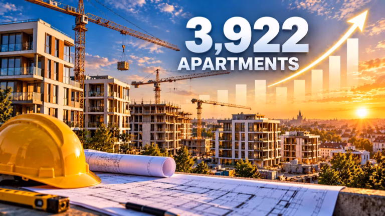August priniesol nečakaný skok vo výstavbe bytov. Začalo sa stavať o 42 percent viac než vlani, celé stavebníctvo však brzdí útlm inžinierskeho staviteľstva