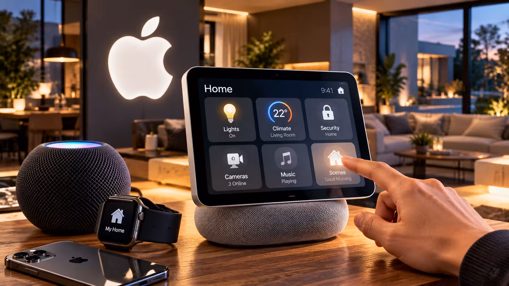 Apple vtrhol do inteligentnej domácnosti. Predstavil HomeView s rozpoznávaním tvárí, novú Apple TV 4K, HomePod mini 2 a prekvapivú Home Collection s LG a Schneider Electric