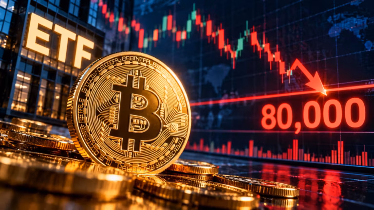 Bitcoinové ETF: Kľúčová úroveň 80-tisíc dolárov testovaná druhýkrát za týždeň. Ak vydrží, môže ísť o býčí signál
