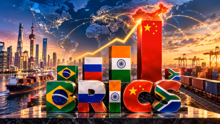 BRICS v roku 2026: Čínsky kolos sám prevyšuje zvyšok skupiny. 11 členov, 3,3 miliardy ľudí a 32 biliónov dolárov