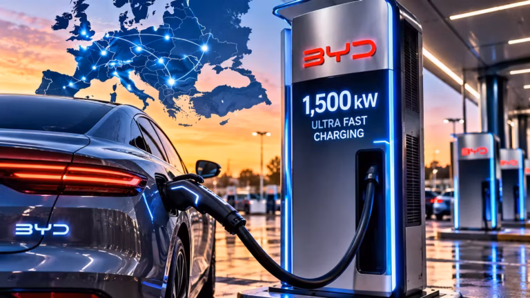 BYD postaví v Európe 3 000 ultrarýchlych nabíjačiek s výkonom 1 500 kW. Môže to byť posledný dielik skladačky pre rozšírenie elektromobilov?