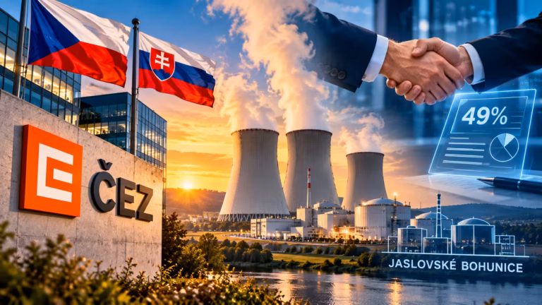ČEZ sa sťahuje z jadrového projektu na Slovensku. Za 49-percentný podiel v JESS dostane 4,6 miliardy korún