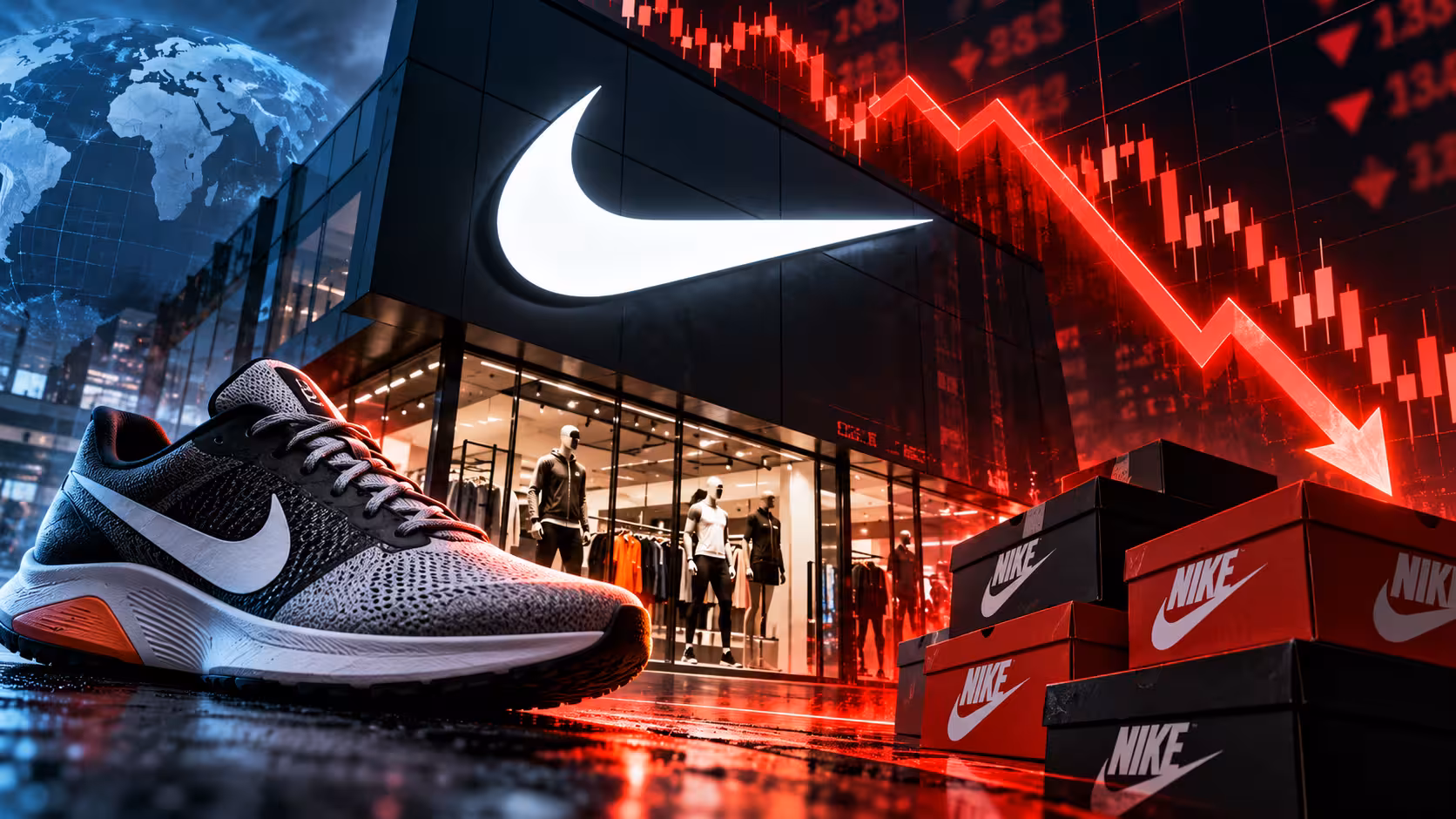 Nike prechádza hlbokou krízou. Slabé výsledky a nelichotivý výhľad poslali akcie nadol o 8,5 percenta