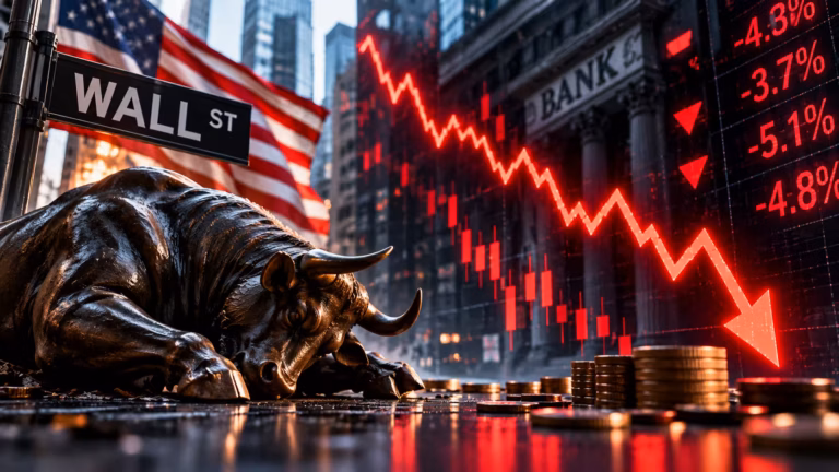 Akcie veľkých amerických bánk klesajú. Goldman Sachs a Capital One už sú v medveďom trhu, zvyšok v korekcii