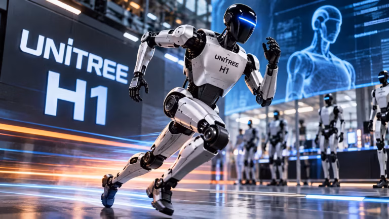 Unitree H1: Čínsky humanoid, ktorý beží rýchlejšie než ľudia. Stojí 90-tisíc dolárov a mieri do tovární